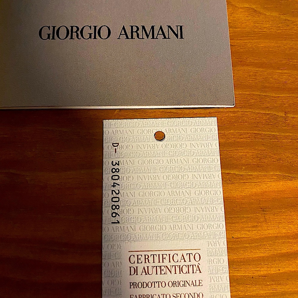 Giorgio Armani men’s oval glasses